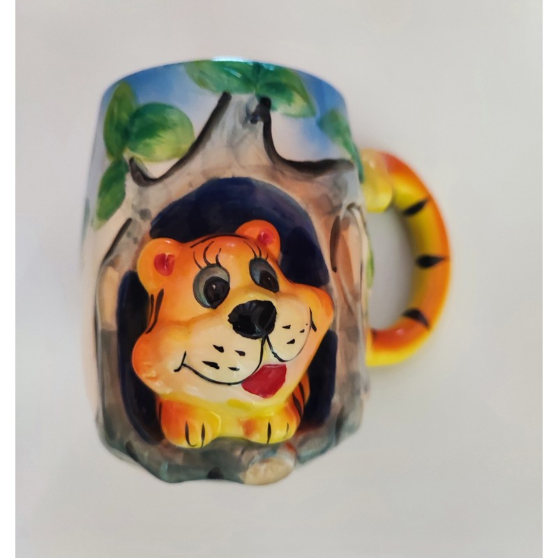 Taça amb motius de  tigre